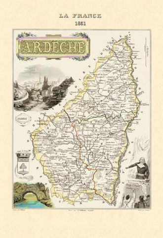 Ardeche 20x30 poster