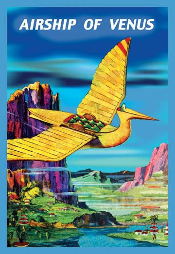 Airship of Venus 20x30 poster