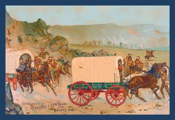 Mitchell Wagon Train 20x30 poster