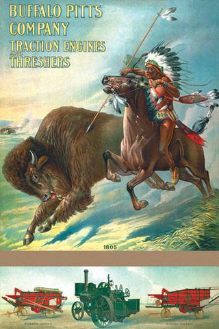 Buffalo Pitts Company - Buffalo Hunter 20x30 poster