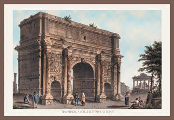 Triumphal Arch of Septimus Severus 20x30 poster