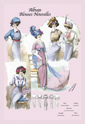 Album Blouses Nouvelles: Daytime Fashions 20x30 poster