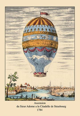 Ascension - Citadelle de Strasbourg, 1784 20x30 poster