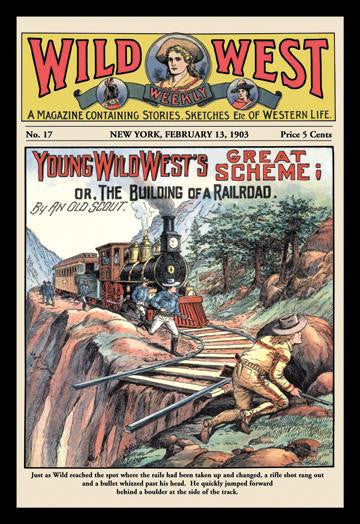 Wild West Weekly: Young Wild Wests Great Scheme 20x30 poster