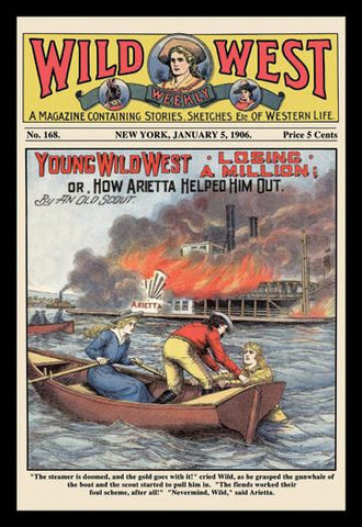 Wild West Weekly: Young Wild West - Losing a Million 20x30 poster