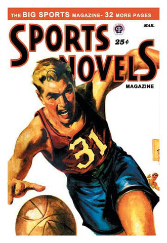 Sports Novels Magazine: March 1949 20x30 poster