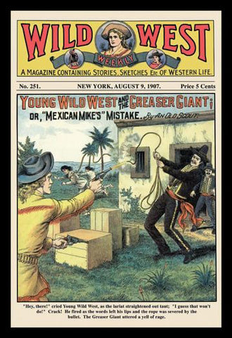 Wild West Weekly: Young Wild West and the Greaser Giant 20x30 poster