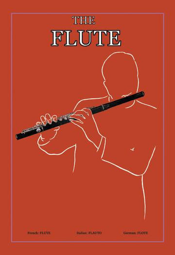 The Flute 20x30 poster