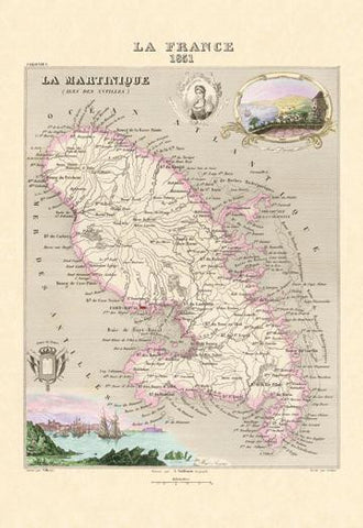 La Martinique 20x30 poster