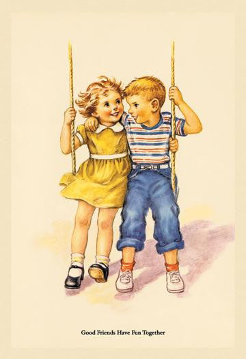 Good Friends Have Fun Together 20x30 poster