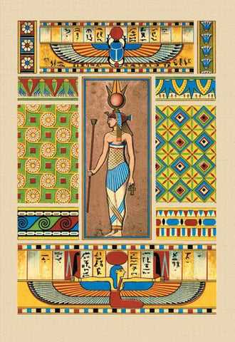 Egyptian Ornamental Patterns 20x30 poster