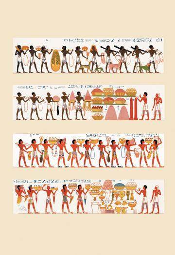 Asiatic and Aethiopian Tributaries from the Tomb of Rekhmara 20x30 poster