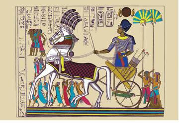 Ramses III Returning with his Prisoners 20x30 poster