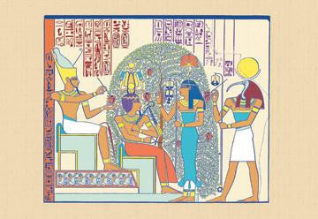 Atum, Ramses II and Sefekh 20x30 poster