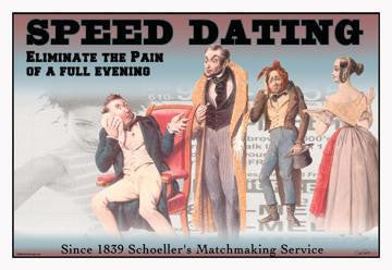 Speed Dating 20x30 poster