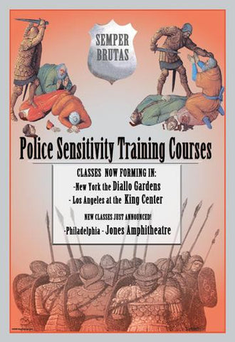 Police Sensitivity Training Courses 20x30 poster