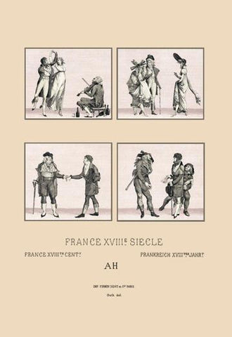 Popular Styles of Eighteenth Century France 20x30 poster