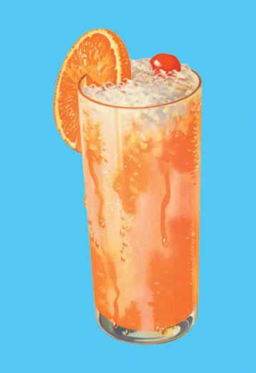 Orange Fizz 20x30 poster