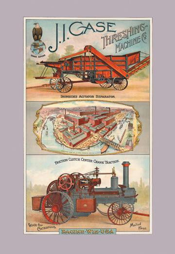 J.I. Case Threshing Machine Co., Racine, Wisconsin 20x30 poster