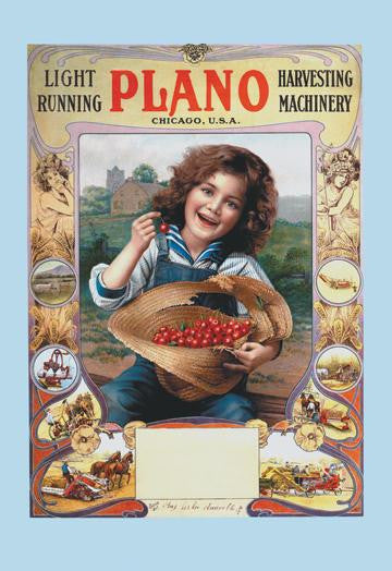 Plano Harvesting Machinery 20x30 poster