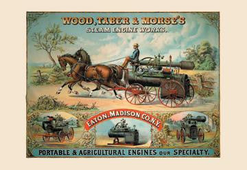 Wood, Taber and Morses Steam Engine Works 20x30 poster