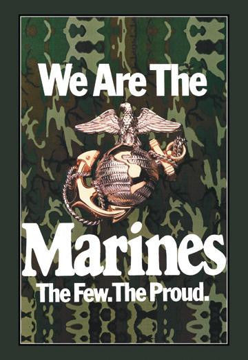 We Are The Marines 20x30 poster