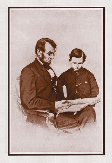 Lincoln and his Son, Tad 20x30 poster