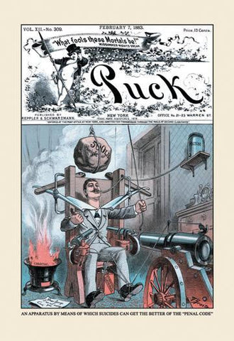 Puck Magazine: An Apparatus 20x30 poster