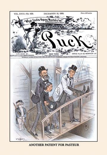 Puck Magazine: Another Patient for Pasteur 20x30 poster