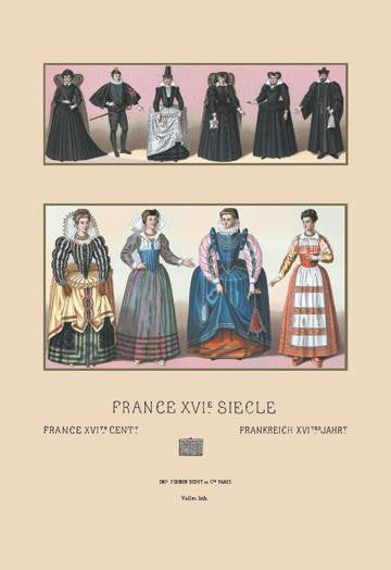 French Bourgeoisie of the Sixteenth Century 20x30 poster