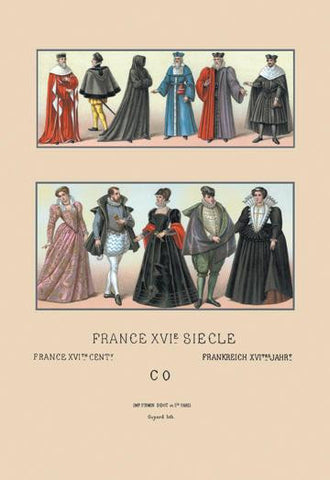 Officials and Aristocrats of Sixteenth Century France 20x30 poster