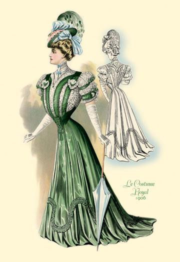 Le Costume Royal: Emerald Gown 20x30 poster