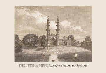 The Jumma Musjia at Ahmedabad 20x30 poster