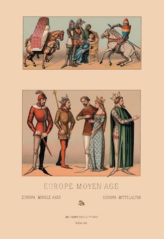 Royalty of Medieval Europe 20x30 poster