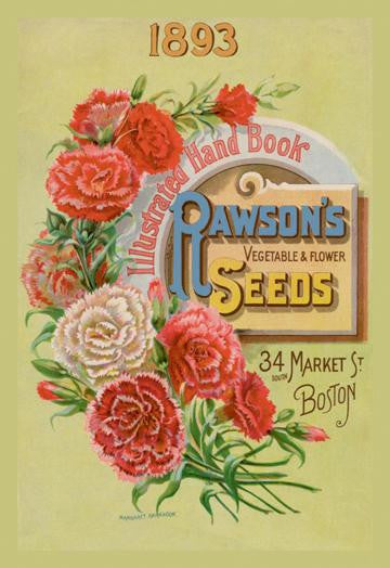 Rawson&#39;s Vegetable and Flower Seeds 20x30 poster