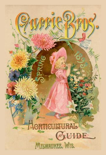 Currie Bros. Horticultural Guide, Spring 1893 20x30 poster