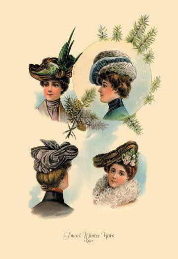 Smart Winter Hats 20x30 poster