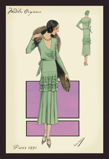 Modeles Originaur: In Green 20x30 poster