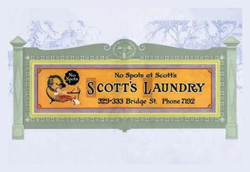 Scott&#39;s Laundry 20x30 poster