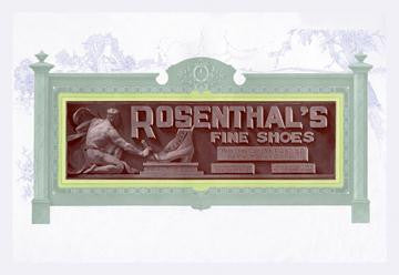 Rosenthal&#39;s Fine Shoes 20x30 poster