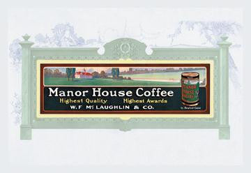 Manor House Coffee 20x30 poster