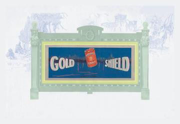 Gold Shield Coffee 20x30 poster