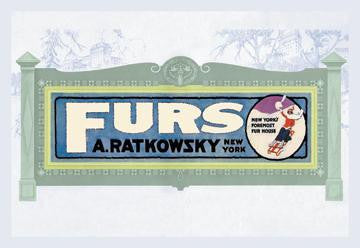 Furs, A. Ratkowsky 20x30 poster