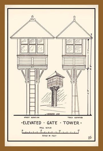 Elevated Grate Tower 20x30 poster