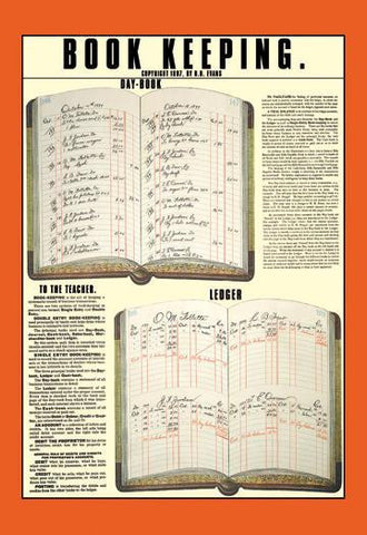 Book Keeping 20x30 poster