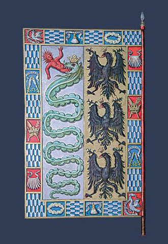 Banniere de Maximillien Sforza 20x30 poster