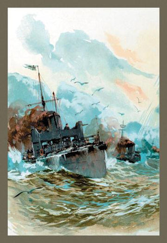 U.S. Navy: Rough Seas 20x30 poster