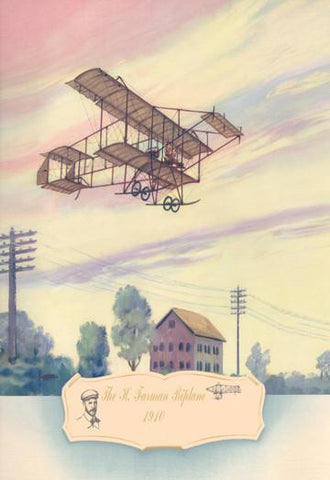 The H. Farman Plane, 1910 20x30 poster