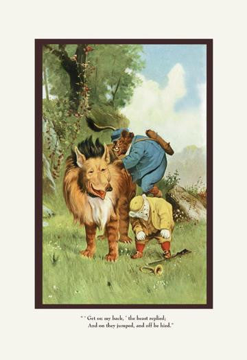 Teddy Roosevelt&#39;s Bears: Get On My Back 20x30 poster