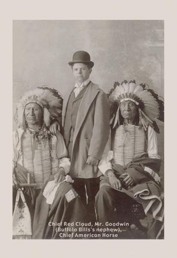 Chief Red Cloud, Mr. Goodwin, and Chief American Horse 20x30 poster